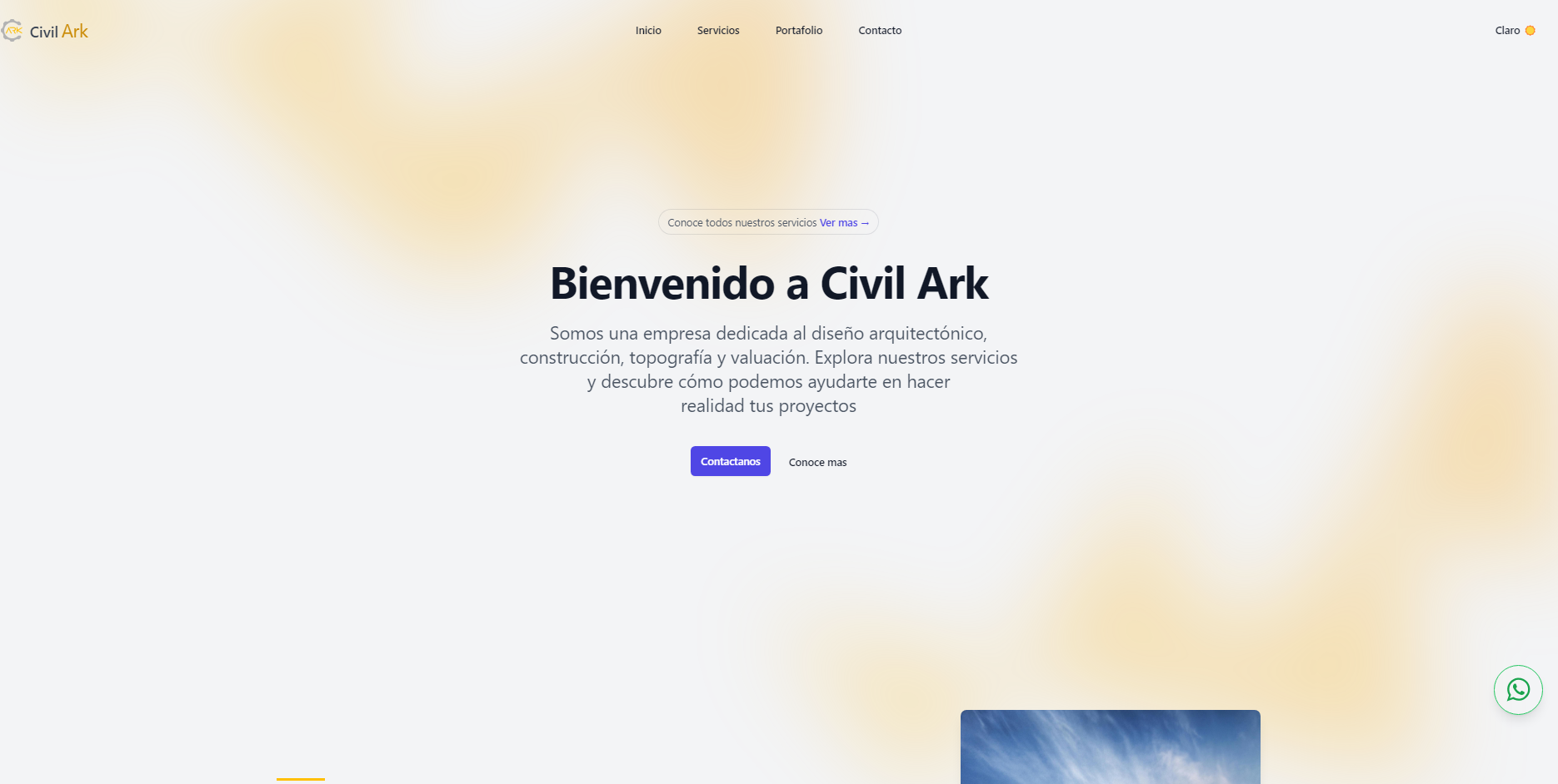 Landing Page Civil Ark